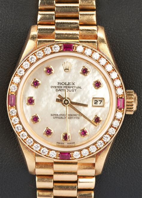 rolex ruby bezel